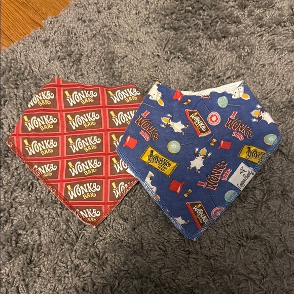 Cooper Pearl Other - Cooper Pearl Wonka Bar Baby Bandana Bibs Set